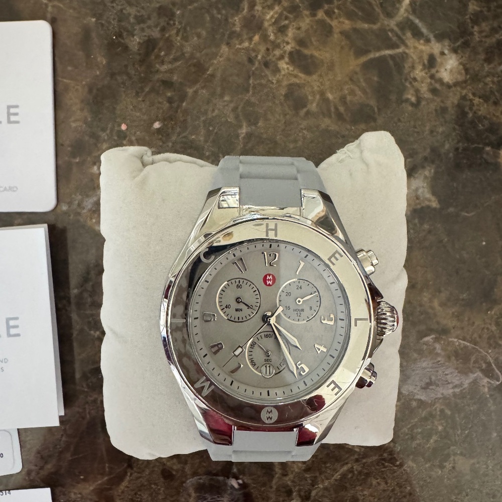 Authentic Michele Watch Gray